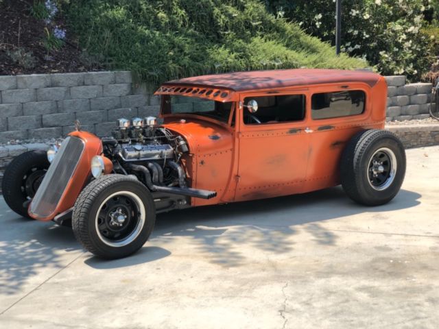 1929 Orange Ford Model A Coupe