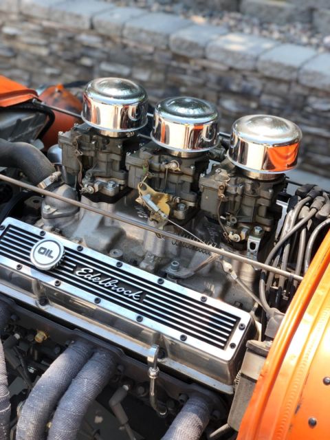 1929 Orange Ford Model A Coupe