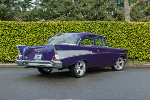 1957 Blue Chevrolet Bel Air/150/210