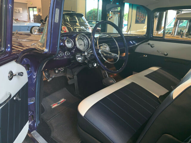 1957 Blue Chevrolet Bel Air/150/210