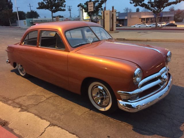 1950 Orange Ford sedan Sedan