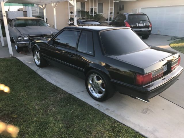 1987 Black Ford Mustang Coupe