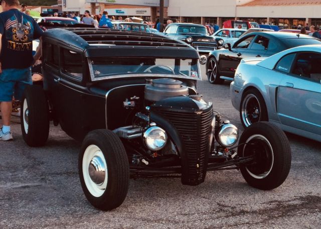 1930 Black Ford Model A 2-Door Sedan