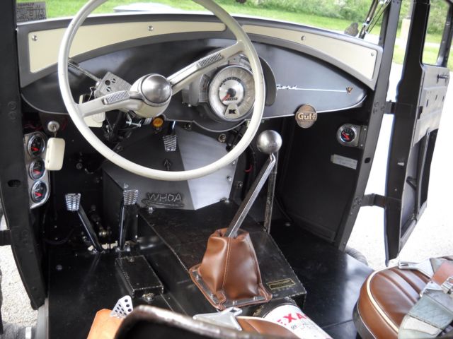 1930 Black Ford Model A 2-Door Sedan