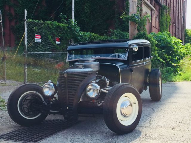 1930 Black Ford Model A 2-Door Sedan