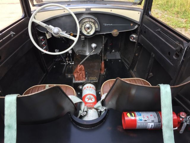1930 Black Ford Model A 2-Door Sedan