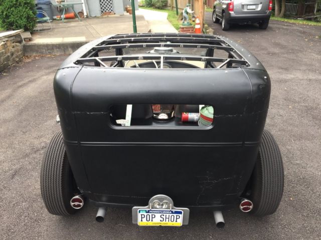 1930 Black Ford Model A 2-Door Sedan