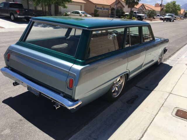 1964 Green/Silver blue Chevrolet Nova Wagon