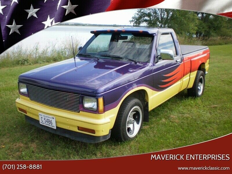 1985 Red Chevrolet S-10 Pickup Truck