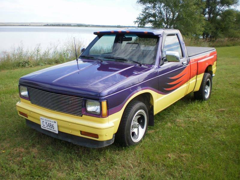 1985 Red Chevrolet S-10 Pickup Truck
