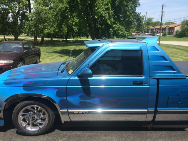 1991 Custom Paint in Blues Chevrolet S-10 Standard Cab Pickup
