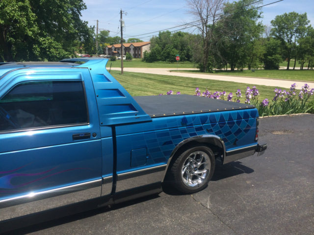 1991 Custom Paint in Blues Chevrolet S-10 Standard Cab Pickup