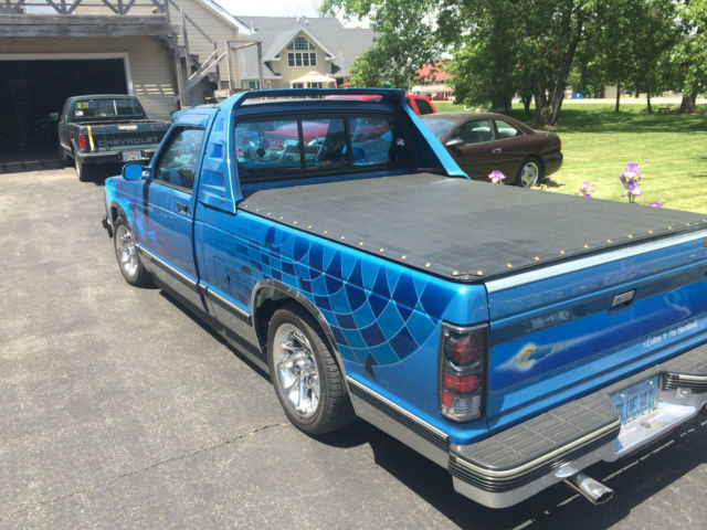 1991 Custom Paint in Blues Chevrolet S-10 Standard Cab Pickup