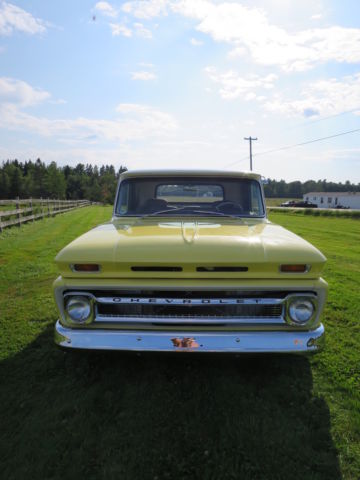 1966 Luna Yellow Chevrolet C-10 Standard Cab Pickup