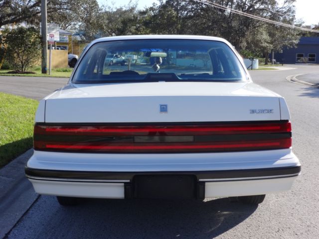 1989 White Buick Century Sedan