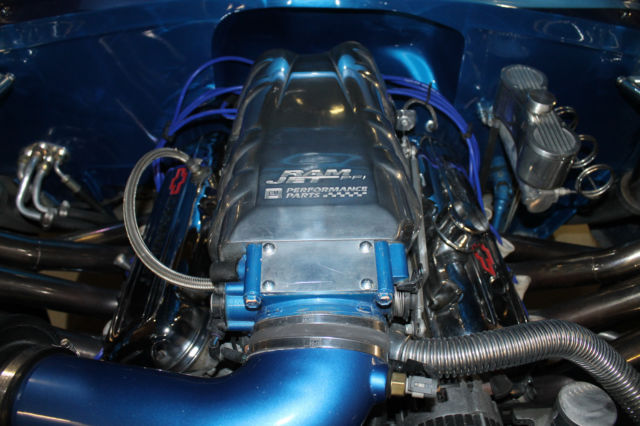 1955 ELECTRIC BLUE / WHITE Chevrolet Bel Air/150/210 HARDTOP