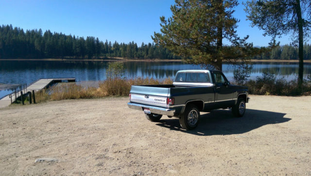 1982 Stealth Gray Chevrolet C/K Pickup 1500 Standard Cab Pickup