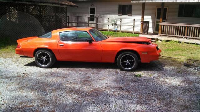 1979 Orange Chevrolet Camaro Coupe