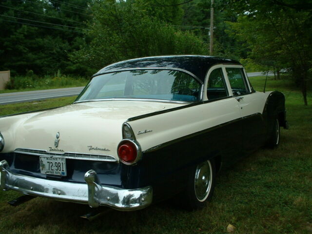 1955 Blue Ford Fairlane Sedan