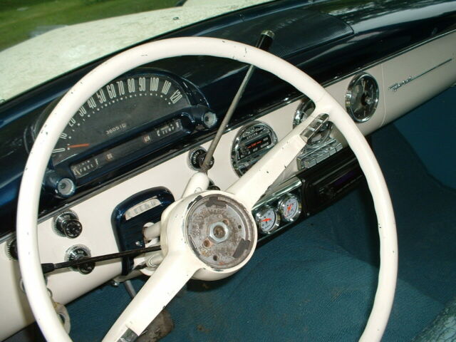 1955 Blue Ford Fairlane Sedan