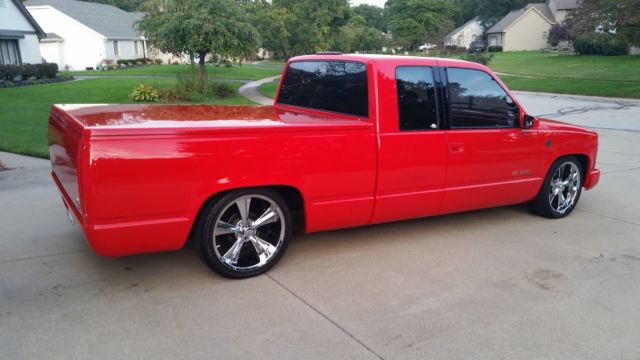 1992 Red Chevrolet C/K Pickup 1500 Extended Cab Pickup