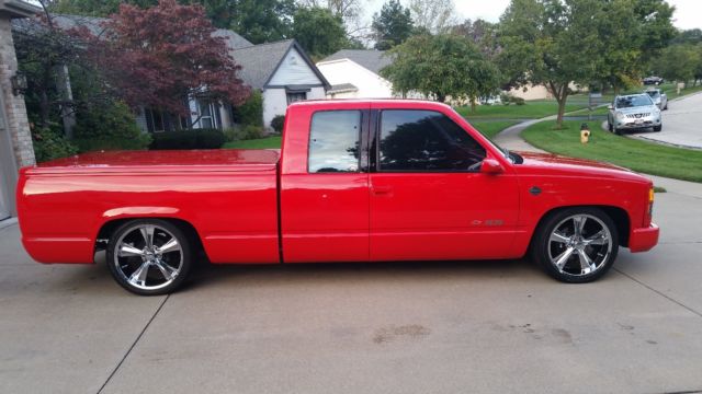 1992 Red Chevrolet C/K Pickup 1500 Extended Cab Pickup