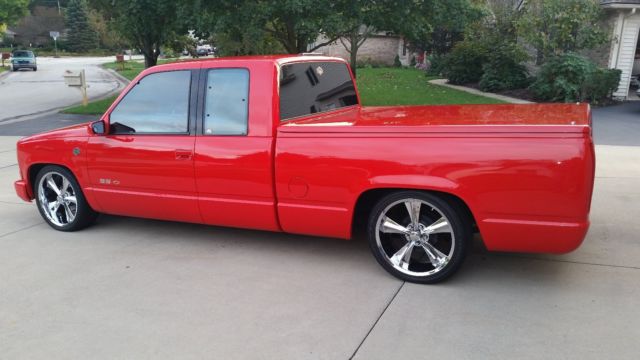 1992 Red Chevrolet C/K Pickup 1500 Extended Cab Pickup