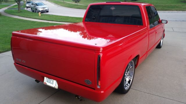 1992 Red Chevrolet C/K Pickup 1500 Extended Cab Pickup