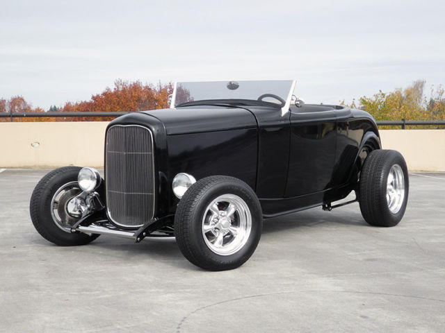 1932 Black Ford Highboy Roadster Convertible