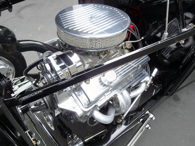 1932 Black Ford Highboy Roadster Convertible