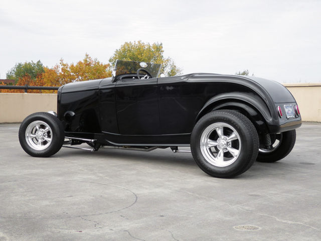 1932 Black Ford Highboy Roadster Convertible