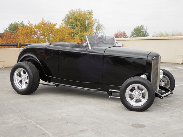 1932 Black Ford Highboy Roadster Convertible