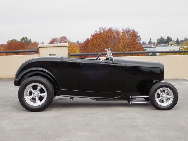 1932 Black Ford Highboy Roadster Convertible