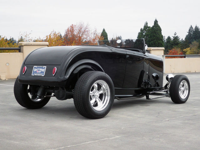 1932 Black Ford Highboy Roadster Convertible