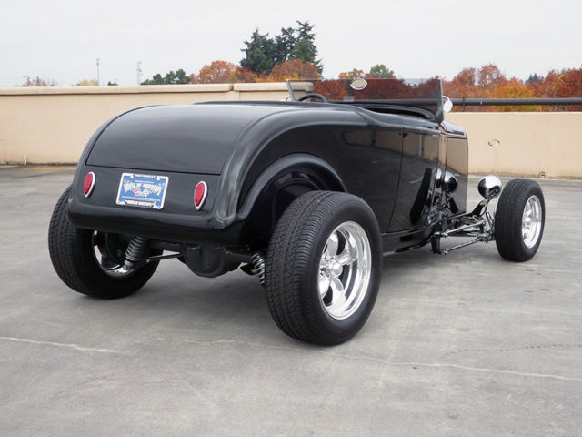 1932 Black Ford Highboy Roadster Convertible