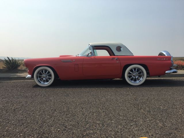 1956 Red Ford Thunderbird 2dr w/Removable Hardtop