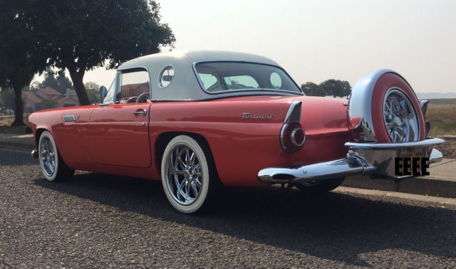 1956 Red Ford Thunderbird 2dr w/Removable Hardtop