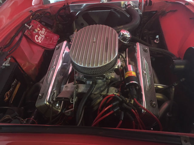 1956 Red Ford Thunderbird 2dr w/Removable Hardtop