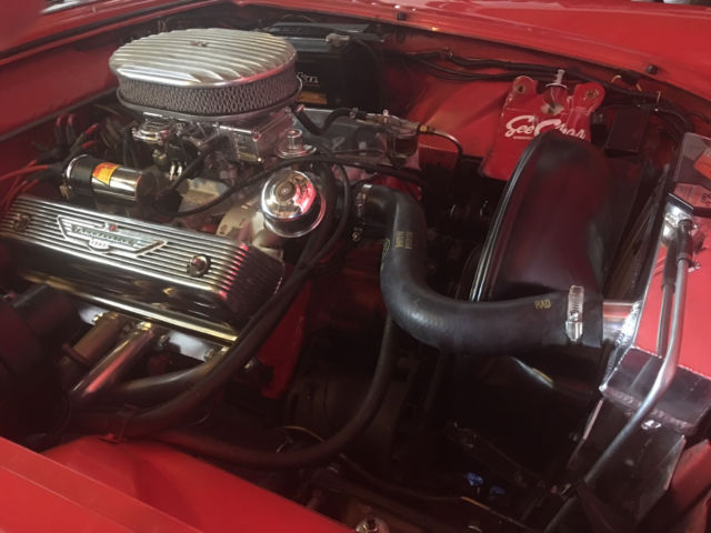 1956 Red Ford Thunderbird 2dr w/Removable Hardtop