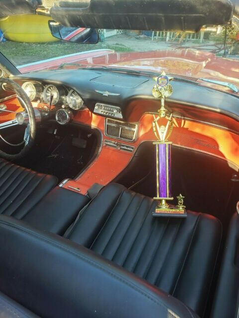 1962 Red Ford Thunderbird roadster