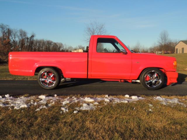 1989 Flame Red Ford Ranger