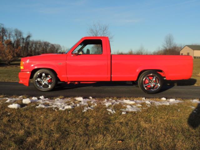 1989 Flame Red Ford Ranger