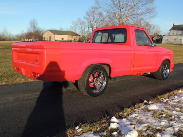 1989 Flame Red Ford Ranger