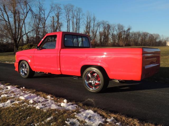 1989 Flame Red Ford Ranger