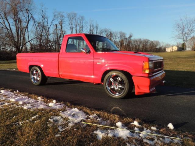 1989 Flame Red Ford Ranger
