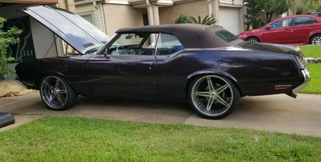 1972 Brown Oldsmobile Cutlass Convertible