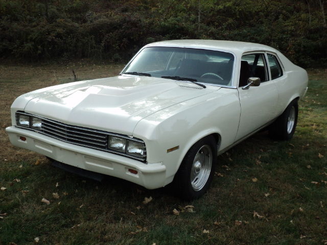 1974 White Chevrolet Nova Sedan