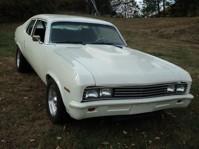 1974 White Chevrolet Nova Sedan