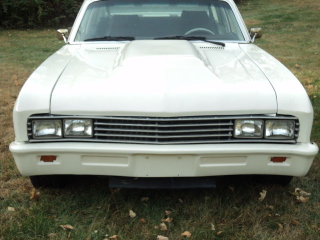 1974 White Chevrolet Nova Sedan