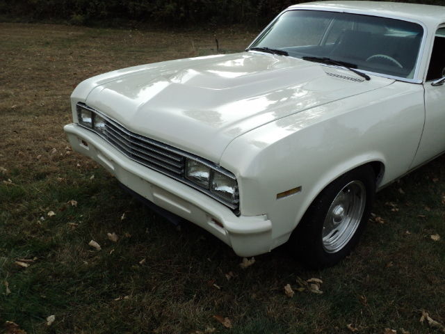 1974 White Chevrolet Nova Sedan